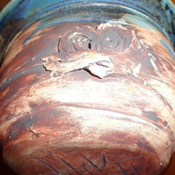 New Pottery Bowl Blues/Browns - Picture 7 of 8